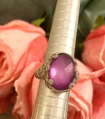 💗¡JUDITH RIPKA! ANILLO FRAMBUESA FLORA ESTERLINA TALLA 8 Foto 1 de 4