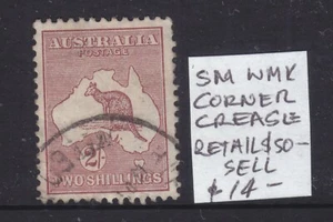 KANGAROOS: 2/ MAROON SM WMK HAS A CORNER CREASE BOTTOM LEFT - Picture 1 of 1