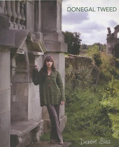 Donegal Tweed - Debbie Bliss Knitting Pattern Book - 11 Designs for Women, Men - Picture 1 of 11