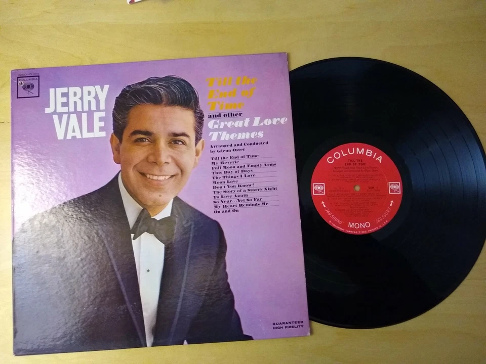 Jerry Vale - Till the End of Time LP-Columbia Mono-CL2116 - Image 1 of 1