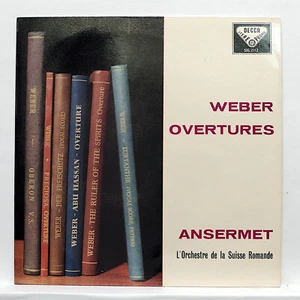 SXL 2112 WBg ED1 ⸺ ANSERMET ⸺ WEBER Ouvertüren ⸺ DECCA orig UK LP EX++ - Bild 1 von 3