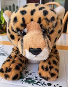 Miyoni by Aurora 18 inch Leopard Cheetah Realistic Stuffed Animal Plush Toy - Picture 1 of 12