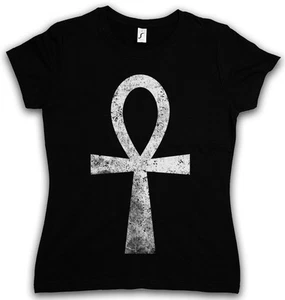 ANKH LIFE SYMBOL III WOMAN T-SHIRT - Logo Anubis Egypt Seth Toth Pharao Horus Ra - Bild 1 von 2