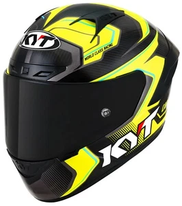 Casco integral de competición KYT NZ-Race (carbono/amarillo) talla: L (59) - Imagen 1 de 6