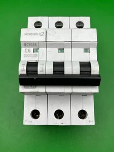MEM MCH306 C6 6A 3 Phase MCB - Picture 1 of 4