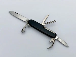 Folding Knife Solingen Travel Vintage Pocket Multitool Paul A Henckels Corkscrew - Picture 1 of 12