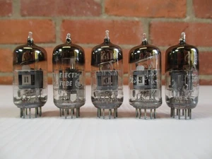 GE RCA 6U8 6U8A Vacuum Tubes Lot of 5 TV-7 Tested Strong - Picture 1 of 5