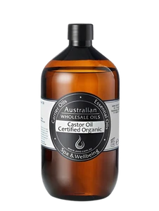 Australian Wholesale Oils Certified Organic Castor Oil 1L / 1000mL - Picture 1 of 2