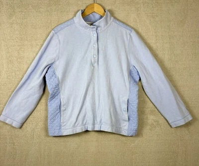 Tommy Bahama Womens Aruba Quilted Half-Snap Sweatshirt Mock Neck Pullover XL - Image 1 of 4