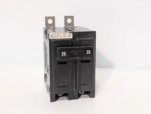 Cutler-Hammer BAB2020 Type BA 2-Pole Circuit Breaker 20 Amp 120/240V - Picture 1 of 11