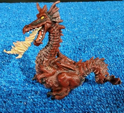 Figura de fantasía mística dragón respirador de fuego Papo vintage 1999  Foto 1 de 3