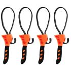 4pcs Strap Wrench Strap Wrench Plumbing Rubber Strap Wrench Filter Wrench