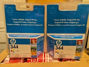 Genuine Original HP 344 Tri-Colour Ink Cartridge Brand New Read Description - Picture 1 of 4