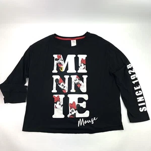 Disney Cute Classic Minnie Mouse Long Sleeve Top T-Shirt Women's Size 2XL - Picture 1 of 10