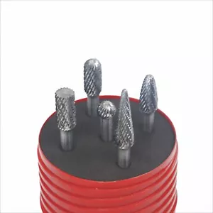 Juego de rebabas de carburo de tungsteno giratorio de doble corte Segomo Tools de 5 piezas - CB005 - Imagen 1 de 6