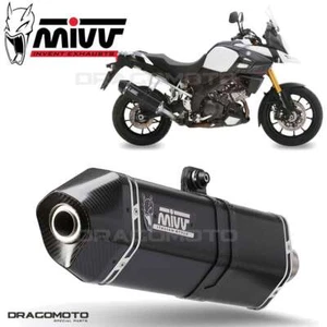 échappement SUZUKI DL V-STROM 1000 2014 2015 MIVV Speed Edge Noir - Photo 1/6