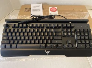 Wited RGB Metallic Gaming Keyboard with backlight modes Victsing - Picture 1 of 6