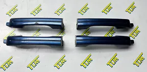 Acura TL TYPE S Handle Set Exterior KBP Blue 2007 2008 Front Rear Left Right OEM - Picture 1 of 12