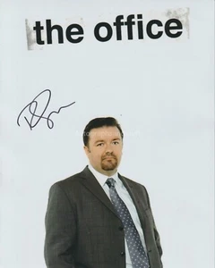 Foto 8x10 firmada a mano por Ricky Gervais, autógrafo, David Brent The Office (3) - Imagen 1 de 2