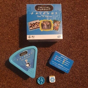 Friends Trivial Pursuit Game - Coloured Pieces Of Pie Missing - Picture 1 of 7