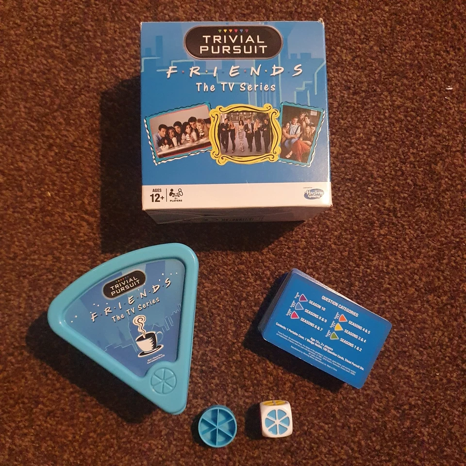 Friends Trivial Pursuit Game - Coloured Pieces Of Pie Missing - Image 1 of 4