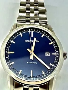 Calvin Klein Infinite Swiss Automatic Blue Dial 42mm Double Box & Papers 2 links - Picture 1 of 8