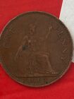 1965 one peny rare coin bronze 
