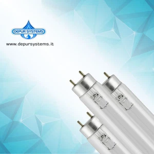 RICAMBIO LAMPADA UV 6W TIPO PHILIPS G5 2 + 2 PIN - PER DEBATTERIZZATORE OSMOSI - Foto 1 di 1