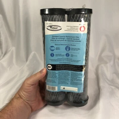 Whirlpool Standard Capacity Replacement Water Filter (2 Pack) 149010 WHEF-WHWC - Image 1 of 3