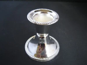 Candelabro de metal miniatura vintage hecho a mano - Imagen 1 de 4