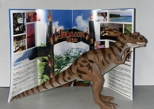 Modellino dinosauro devastato Jurassic Park 1997 JP47 Allosaurus Battle Moc pulito - Foto 1 di 5