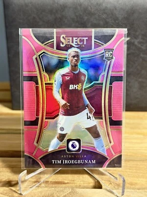 2023-24 Panini Select Premier League - Tim Iroegbunam Pink /99 Villa Rookie RC - Image 1 of 4
