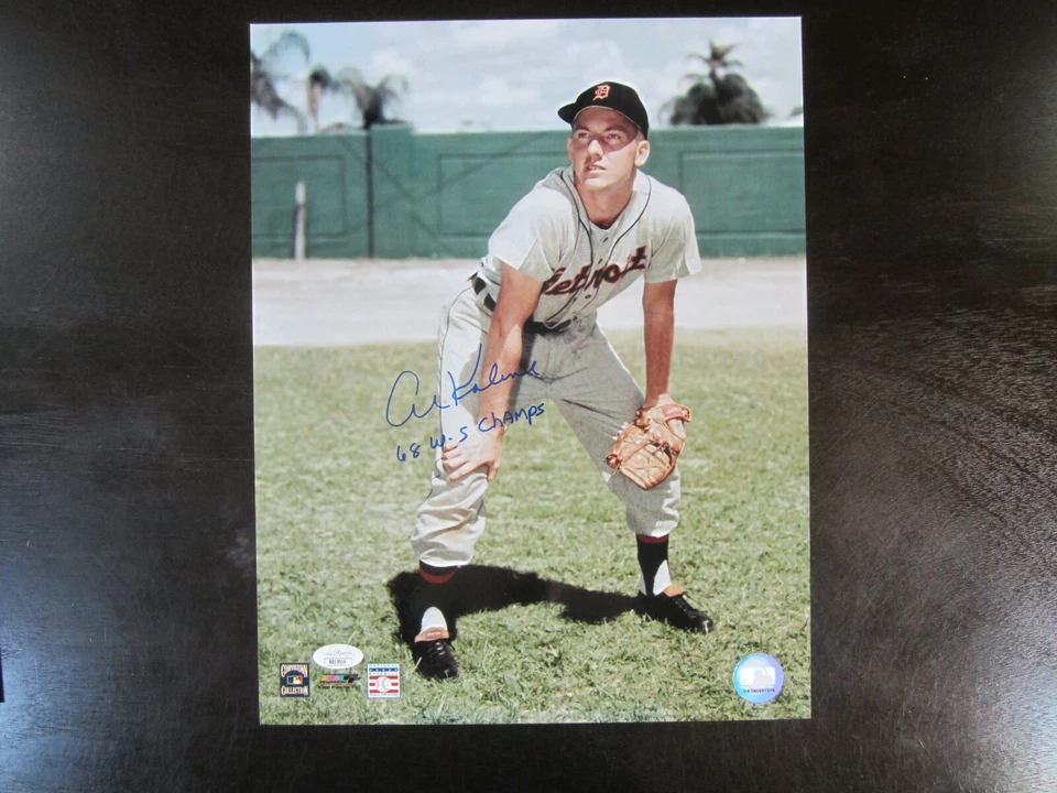 Al Kaline Autograph Signed 11 X 14 Photo Detroit Tigers JSA  - Image 1 of 1