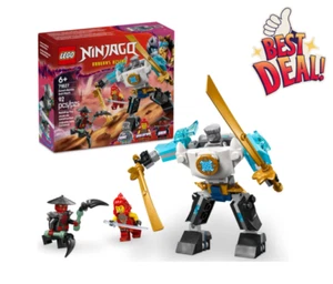 LEGO NINJAGO Zane's Battle Suit Mech Ninja Toy, Ages 6+ - with 3 Minifigures - Picture 1 of 1