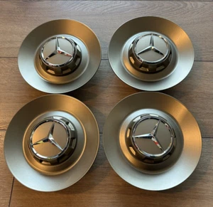 4pcs Factory Mercedes Benz Center Cap G63 G Wagon AMG Wheel A0004003400 Gold - Picture 1 of 3