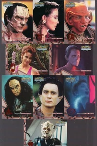 STAR TREK DEEP SPACE DS9 MEMORIES FUTURE ALIEN RACES (9) CHASE CARD SET AR1-AR9 - Picture 1 of 1