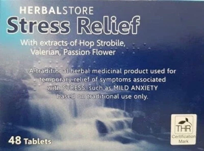 Herbal Store Stress Relief Tablets 48's Free UK delivery