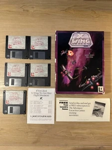 Star Wars X Wing (PC) 1992 Big Box 5 dischi gioco vintage - Foto 1 di 9