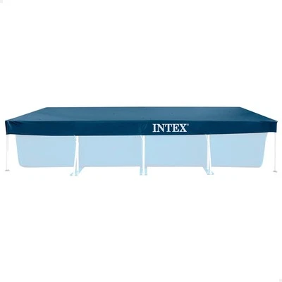 Intex Poolabdeckung rechteckig - 460 x 230 cm - Family Frame Pool Schutz Plane - Bild 1 von 4