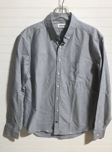 Usada en Excelente Condición Taylor Stitch TheJack Gris Algodón Orgánico Abotonada Camisa Clásica Hombres 42 - Imagen 1 de 11