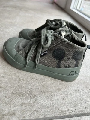 ZARA Schuh hoch Stiefel grün Mickey Mouse 26 - Bild 1 von 4