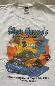 Camisa De Colección 2005 Steve Harvey Mesa Clásica Gira De Comedia Para Hombres 2XL *Manchas - Imagen 1 de 7