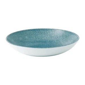 Churchill Studio Prints Raku Round Coupe Bowl Topaz Blue 182mm (12 Pack) - Picture 1 of 6
