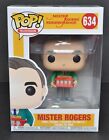 Funko Pop 'Television' MISTER ROGERS w/TROLLEY Figure #634 NRFB Green Sweater