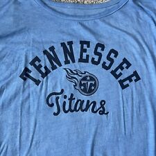 Tennessee Titans Jersey T Shirt Womens Size Medium Light Blue Mesh NFL Tee