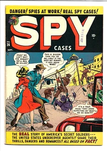 Spy Cases #1, (#26), 1950 DC, PRE-CODE Crime, War, Spies, 7.0 FN/VF - Picture 1 of 2