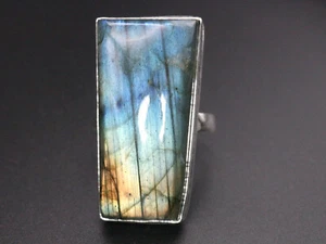 GOLDJUNGE69 GW *TRAPEZ*  RING SILBER-RING (19,7) HANDMADE, EINZELSTÜCK - Bild 1 von 6