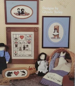 "The Simple Life" Counted Cross Stitch Pattern by Leisure Arts - Picture 1 of 3
