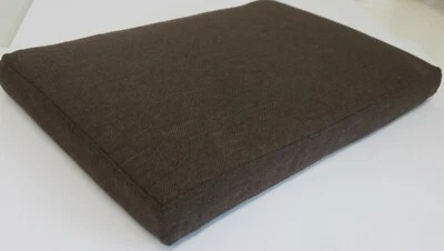 KISSENFABRIK-JUWAN Sitzkissen Bankkissen Garderobe Schuhbankkissen braun 52 cm x 35 cm x 6 cm