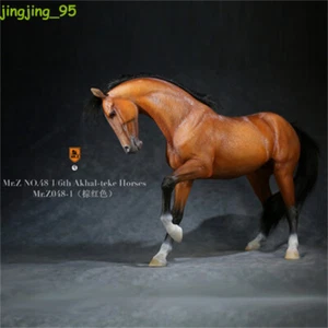 1/6 Scale Animal Resin Simulation Toy Akhal-Teke Horse 6 Color Model Figure Gift - Picture 1 of 31